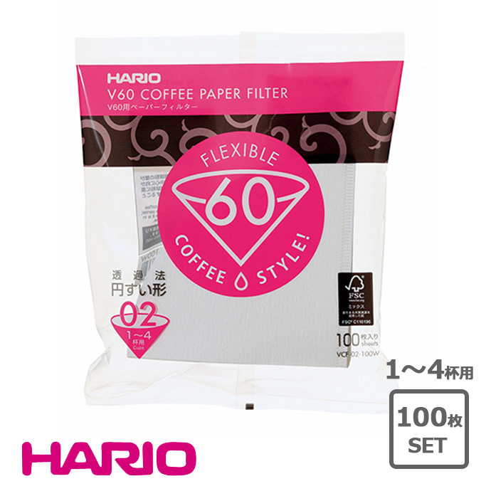 ハリオ Ｖ60 透過 コーヒードリッパー 02 クリア コーヒードリップ 1〜4杯用 VD-02T HARIO 【ついに再販開始！】